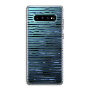 CaseCompany Verrassende lijnen: Samsung Galaxy S10 Plus Transparant Hoesje