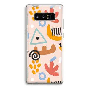 CaseCompany Abstract: Samsung Galaxy Note 8 Transparant Hoesje