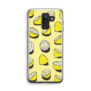 CaseCompany When Life Gives You Lemons...: Samsung Galaxy J8 (2018) Transparant Hoesje