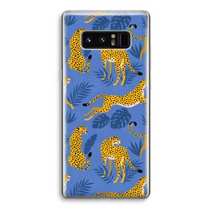 CaseCompany Luipaard: Samsung Galaxy Note 8 Transparant Hoesje