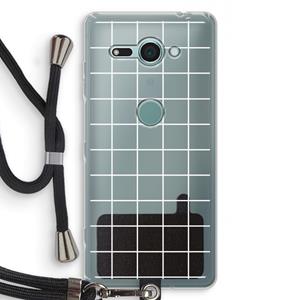 CaseCompany Rooster 2: Sony Xperia XZ2 Compact Transparant Hoesje met koord