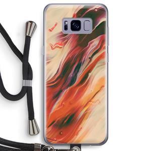 CaseCompany Forgotten Lands: Samsung Galaxy S8 Transparant Hoesje met koord