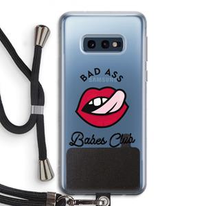 CaseCompany Badass Babes Club: Samsung Galaxy S10e Transparant Hoesje met koord