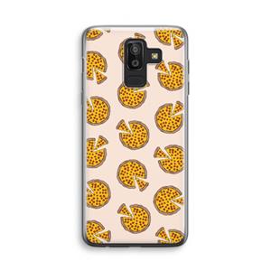 CaseCompany You Had Me At Pizza: Samsung Galaxy J8 (2018) Transparant Hoesje