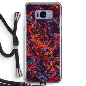CaseCompany Lucifer: Samsung Galaxy S8 Transparant Hoesje met koord