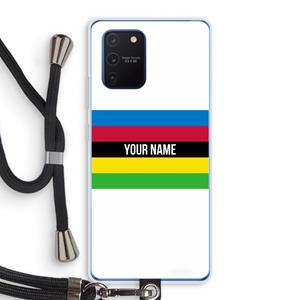 CaseCompany WK Wielrennen: Samsung Galaxy Note 10 Lite Transparant Hoesje met koord