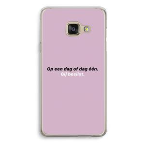 CaseCompany gij beslist: Samsung A3 (2017) Transparant Hoesje