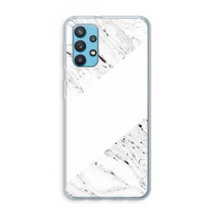 CaseCompany Biggest stripe: Samsung Galaxy A32 4G Transparant Hoesje