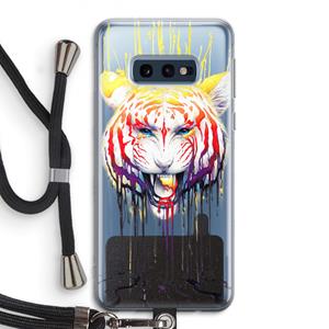CaseCompany Fading: Samsung Galaxy S10e Transparant Hoesje met koord