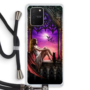 CaseCompany Kinderen van de nacht: Samsung Galaxy S10 Lite Transparant Hoesje met koord