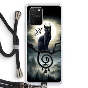 CaseCompany Moonlight Companions: Samsung Galaxy S10 Lite Transparant Hoesje met koord