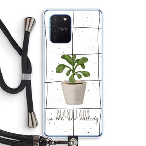 CaseCompany Kamerplant op vensterruit: Samsung Galaxy Note 10 Lite Transparant Hoesje met koord