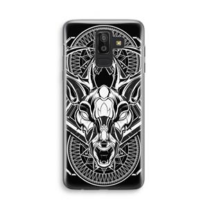 CaseCompany Oh Deer: Samsung Galaxy J8 (2018) Transparant Hoesje