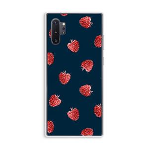 CaseCompany Framboosjes: Samsung Galaxy Note 10 Plus Transparant Hoesje
