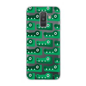 CaseCompany Crocs: Samsung Galaxy A6 Plus (2018) Transparant Hoesje