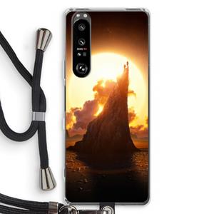 CaseCompany Children of the Sun: Sony Xperia 1 III Transparant Hoesje met koord