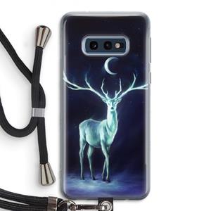 CaseCompany Nightbringer: Samsung Galaxy S10e Transparant Hoesje met koord