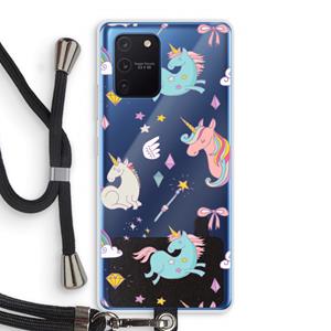 CaseCompany Fantasiewereld: Samsung Galaxy Note 10 Lite Transparant Hoesje met koord