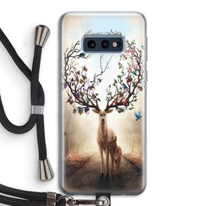 CaseCompany Seasons Change: Samsung Galaxy S10e Transparant Hoesje met koord