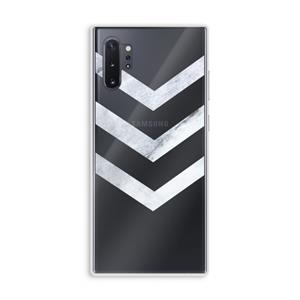 CaseCompany Marmeren pijlen: Samsung Galaxy Note 10 Plus Transparant Hoesje