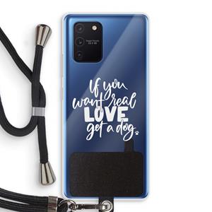 CaseCompany Partner in crime: Samsung Galaxy Note 10 Lite Transparant Hoesje met koord