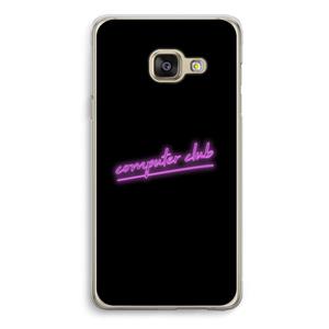 CaseCompany Vice Black: Samsung A3 (2017) Transparant Hoesje