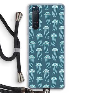 CaseCompany Kwallie: Sony Xperia 5 II Transparant Hoesje met koord