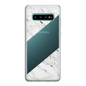 CaseCompany Biggest stripe: Samsung Galaxy S10 Plus Transparant Hoesje