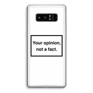 CaseCompany Your opinion: Samsung Galaxy Note 8 Transparant Hoesje