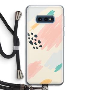 CaseCompany Sunday Chillings: Samsung Galaxy S10e Transparant Hoesje met koord