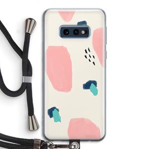 CaseCompany Monday Surprise: Samsung Galaxy S10e Transparant Hoesje met koord