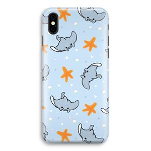 CaseCompany Manta: iPhone X Volledig Geprint Hoesje