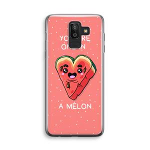 CaseCompany One In A Melon: Samsung Galaxy J8 (2018) Transparant Hoesje