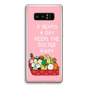 CaseCompany Bento a day: Samsung Galaxy Note 8 Transparant Hoesje