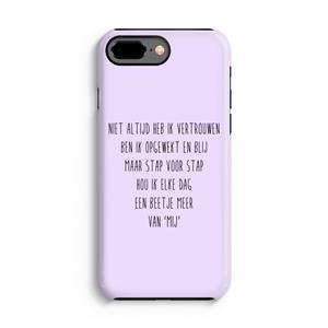 CaseCompany Zelfvertrouwen: iPhone 7 Plus Tough Case