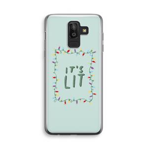 CaseCompany It's Lit: Samsung Galaxy J8 (2018) Transparant Hoesje