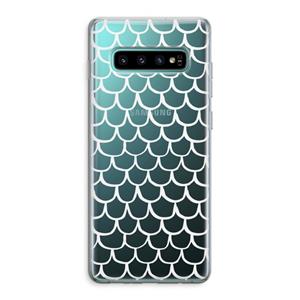 CaseCompany Dakpannetjes: Samsung Galaxy S10 Plus Transparant Hoesje