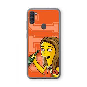 CaseCompany Jamie Lee Simpson: Samsung Galaxy A11 Transparant Hoesje