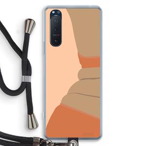 CaseCompany Bikini: Sony Xperia 5 II Transparant Hoesje met koord