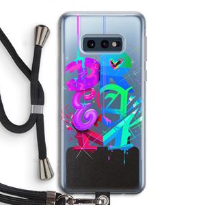 CaseCompany Dream: Samsung Galaxy S10e Transparant Hoesje met koord
