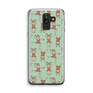 CaseCompany Gymboys: Samsung Galaxy J8 (2018) Transparant Hoesje