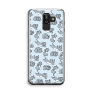 CaseCompany Poezen: Samsung Galaxy J8 (2018) Transparant Hoesje