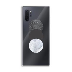 CaseCompany Marmeren cirkels: Samsung Galaxy Note 10 Plus Transparant Hoesje