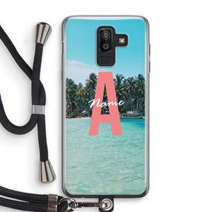 CaseCompany Pacific Dream: Samsung Galaxy J8 (2018) Transparant Hoesje met koord
