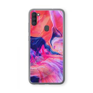 CaseCompany Earth And Ocean: Samsung Galaxy A11 Transparant Hoesje