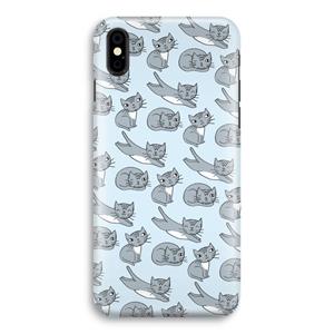 CaseCompany Poezen: iPhone X Volledig Geprint Hoesje