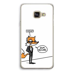 CaseCompany GSM secure: Samsung A3 (2017) Transparant Hoesje