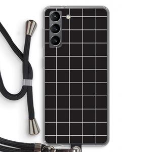 CaseCompany Rooster 2: Samsung Galaxy S21 Transparant Hoesje met koord