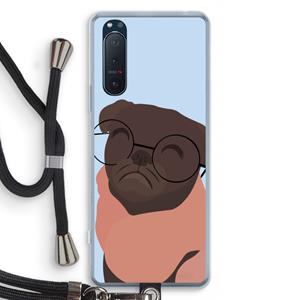 CaseCompany Ludo: Sony Xperia 5 II Transparant Hoesje met koord