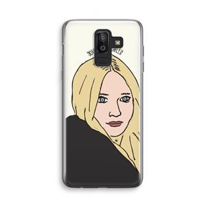 CaseCompany Ashley: Samsung Galaxy J8 (2018) Transparant Hoesje